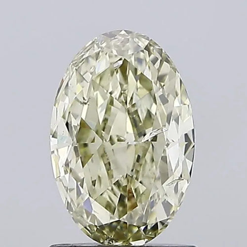 1.51ct Oval Natural Diamond (Colour Fancy Yellow, Clarity SI2, GIA Certified)