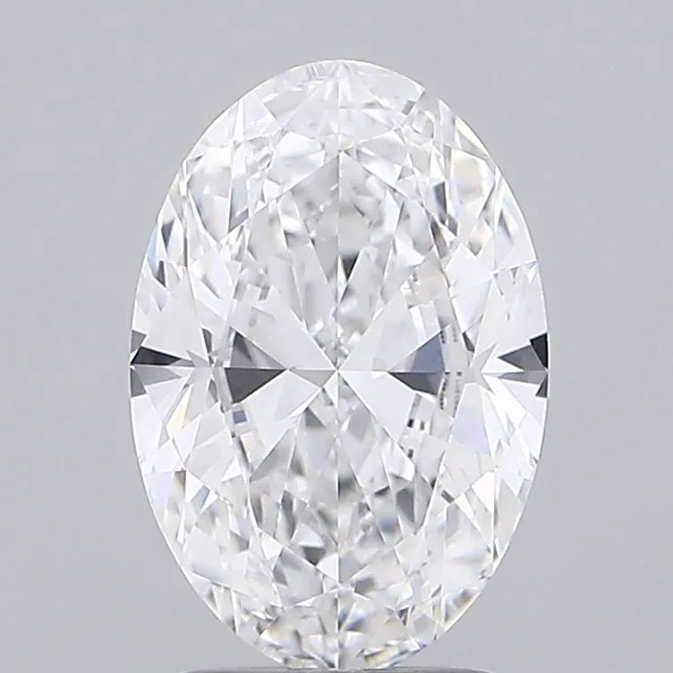 2.51ct Oval Lab Grown Diamond (Colour D, Clarity VVS1, IGI Certified)