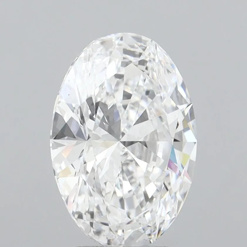3.00ct Oval Lab Grown Diamond (Colour D, Clarity FL, IGI Certified)