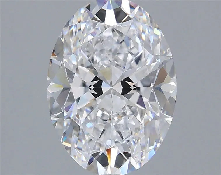 3.00ct Oval Lab Grown Diamond (Colour D, Clarity IF, IGI Certified)