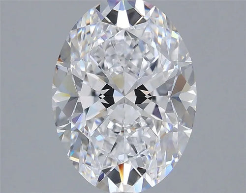 3.00ct Oval Lab Grown Diamond (Colour D, Clarity IF, IGI Certified)