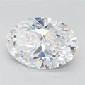 3.37ct Oval Lab Grown Diamond (Colour D, Clarity FL, IGI Certified)