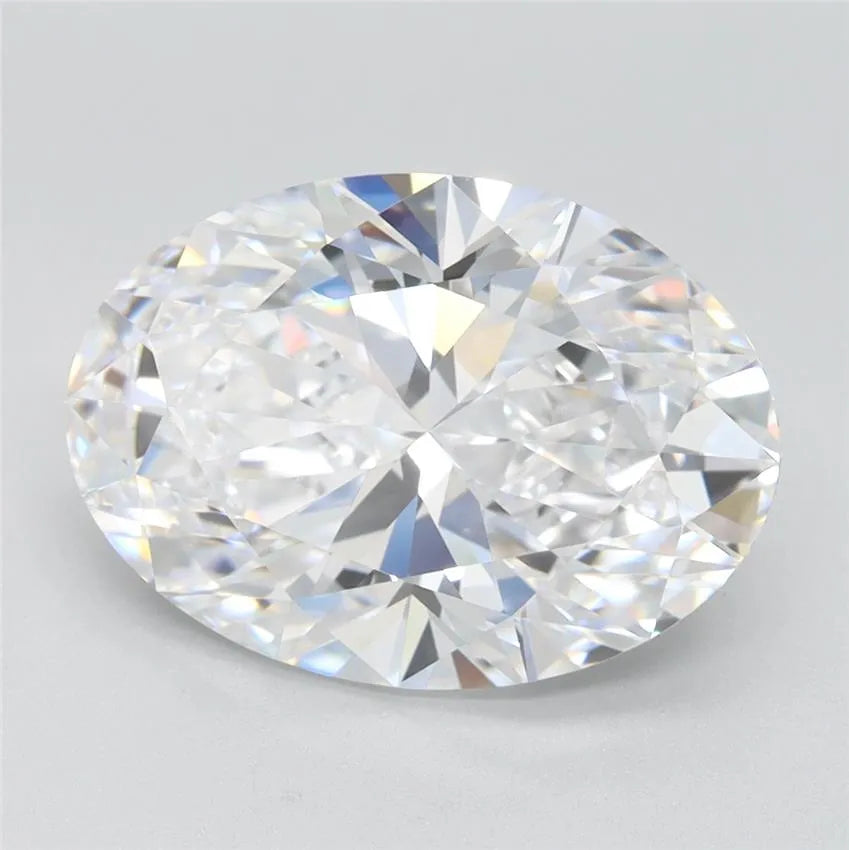 3.37ct Oval Lab Grown Diamond (Colour D, Clarity FL, IGI Certified)