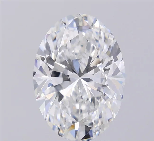 4.01ct Oval Lab Grown Diamond (Colour D, Clarity VVS1, IGI Certified)