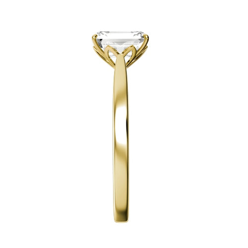 Radiant Lab-grown Diamond Bridal Ring — side
